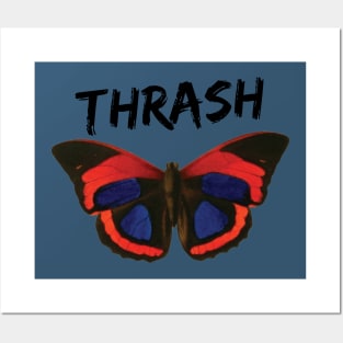 Thrash Butterfly - Vibrant and Edgy Insect Art Posters and Art